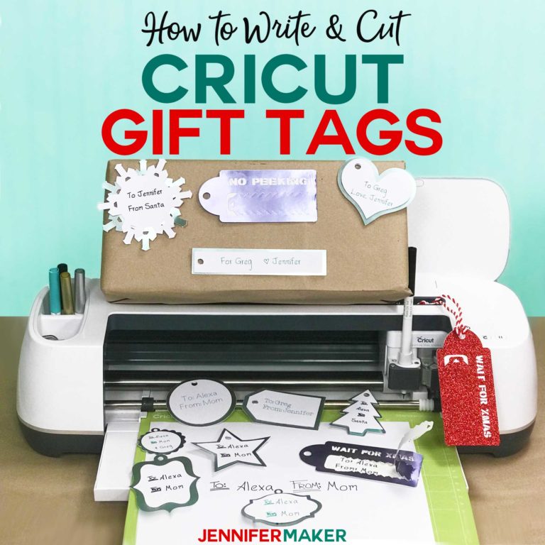 Make Gift Tags with a Cricut (+ Free Penwriting Font)