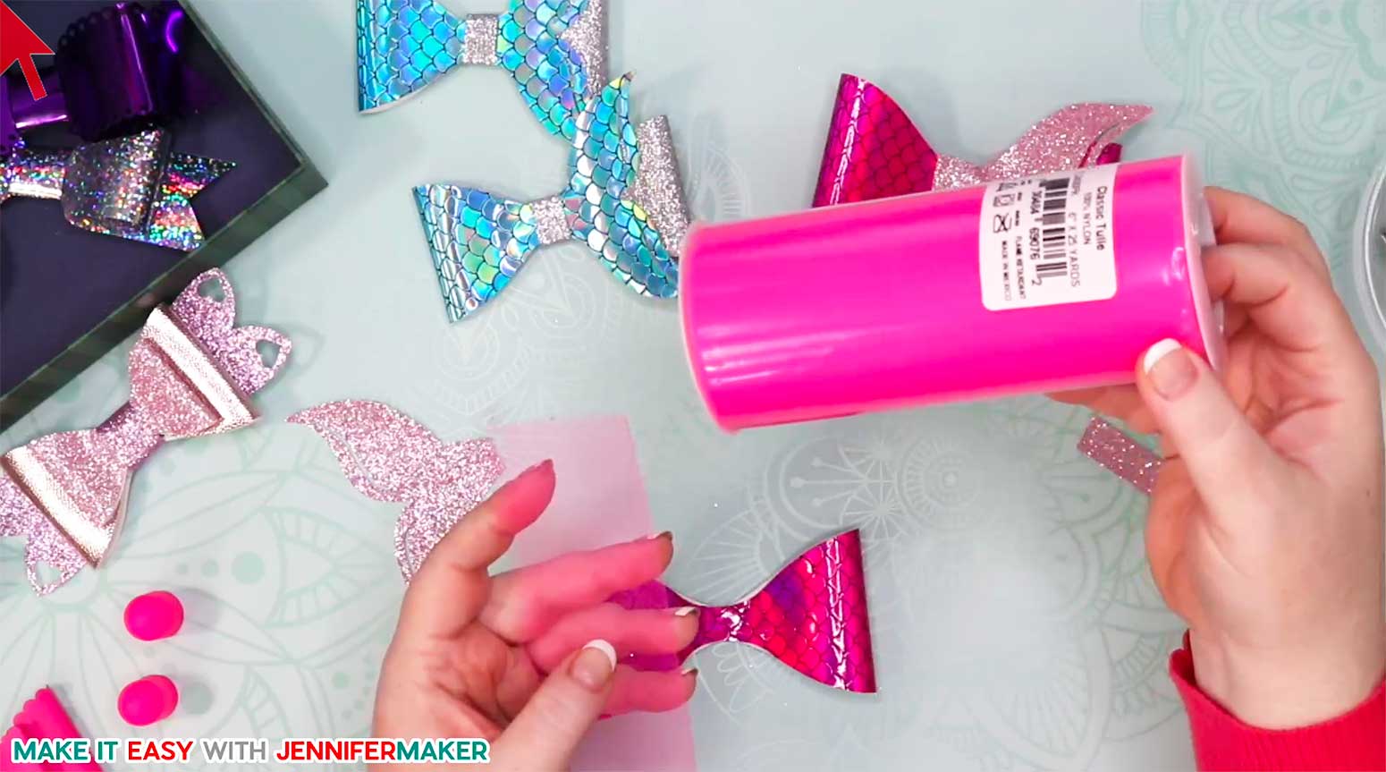 Make Hair Bows With Mermaid Tails Butterfly Wings And Hearts Jennifer Maker