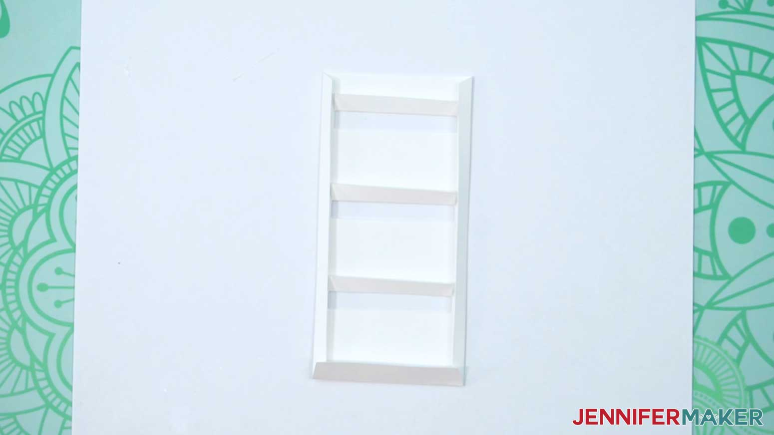 Fold the flaps of the pockets back to prepare for mounting to the Junk Journal.