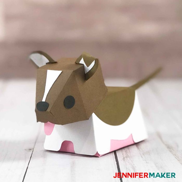 how do you make a dog out of paper