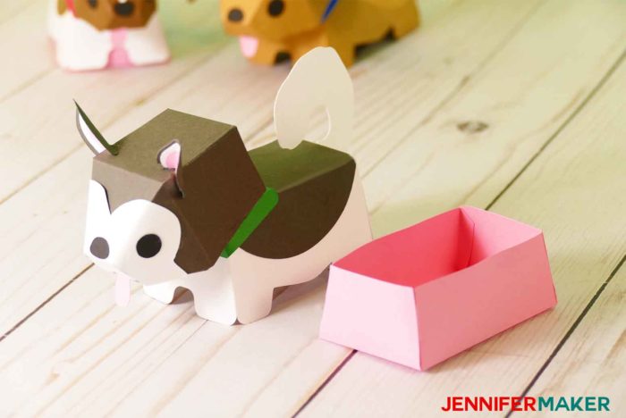 Make Paper Dog Puppy Boxes So Adorable Jennifer Maker