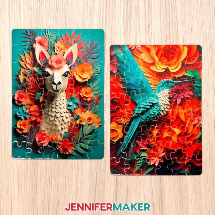 Make Picture Puzzles on Cricut (+ a Hidden Message Puzzle!) - Jennifer Maker