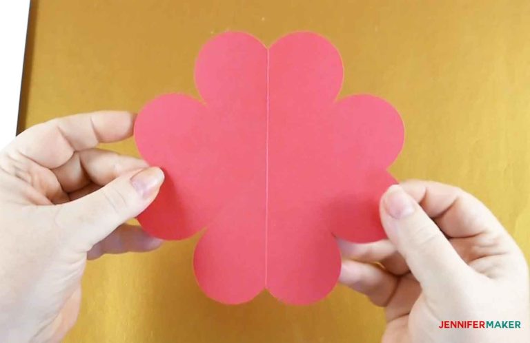 Make a Pop-Up Heart Rainbow Card - Jennifer Maker