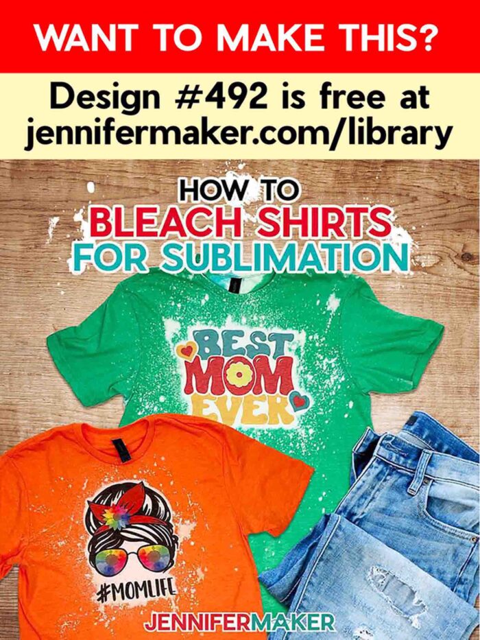 Bleaching Shirts for Sublimation or HTV: The Ultimate Guide! - Jennifer  Maker