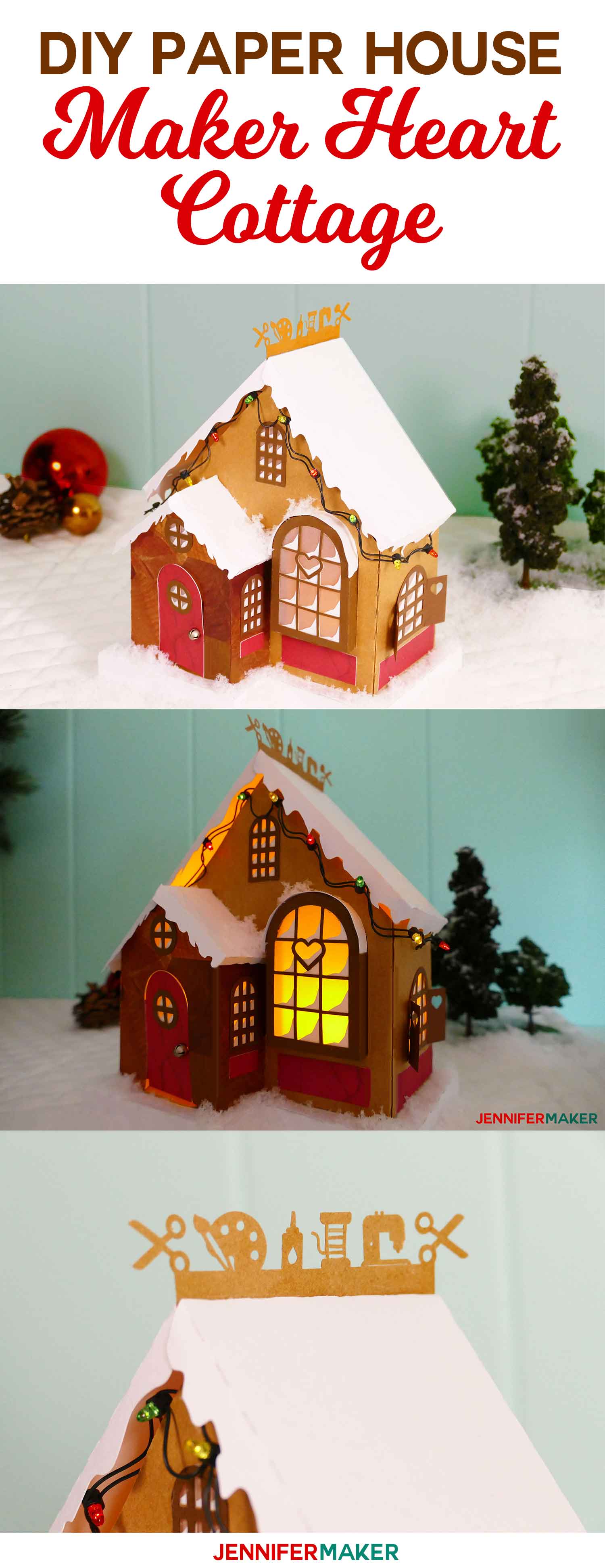 Download DIY Paper Village: Craft Cottage - Jennifer Maker