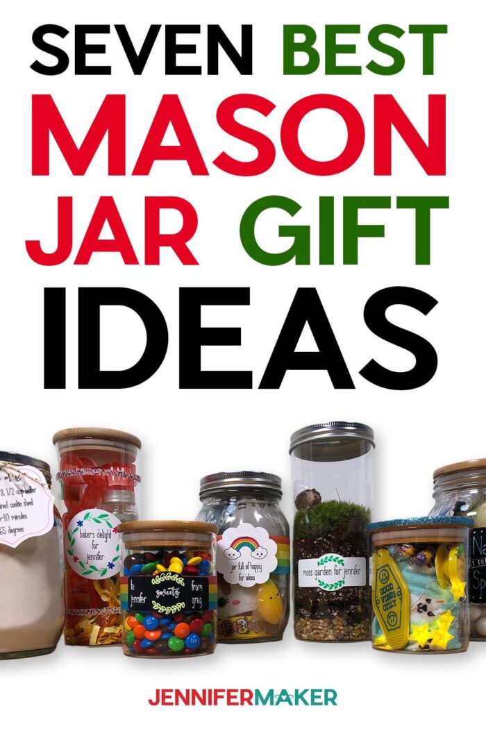 Pinterest link for mason jar gift ideas JenniferMaker tutorial.
