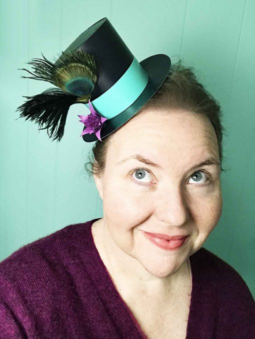 Array mytologi Gætte Mini Top Hat Gift Box & Fascinator - Jennifer Maker