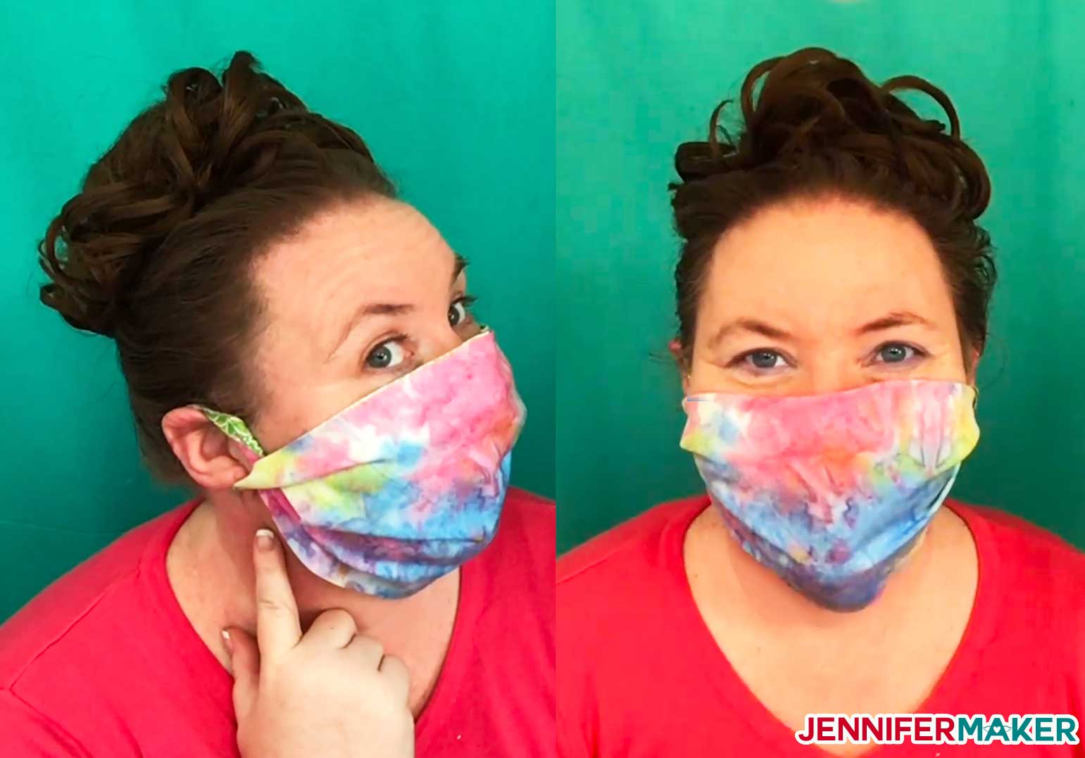 Make a No-Sew Face Mask From a T-Shirt! - Jennifer Maker