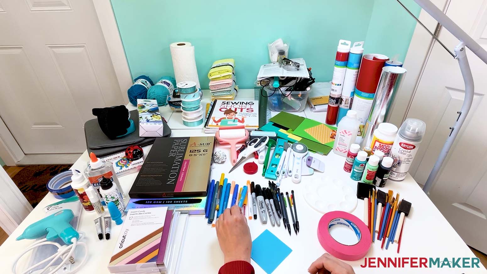 Organize items to identify broken supplies.