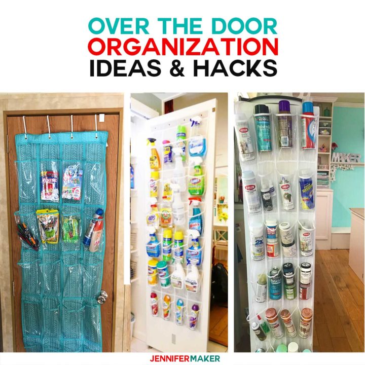 Organize with Over the Door Storage - So Easy! - Jennifer Maker