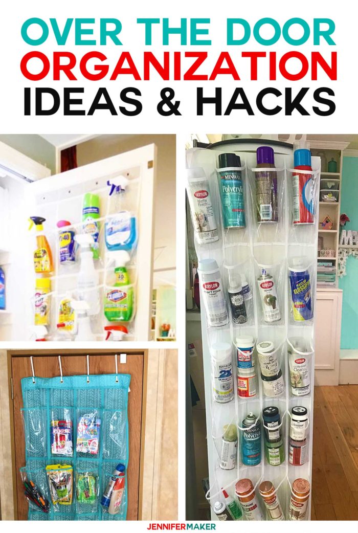 Over the Door Storage Organization Ideas and Hacks - #organization #storagesolutions #storage