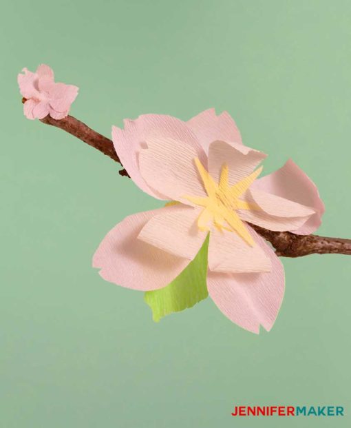 Make Paper Cherry Blossom Flowers For Spring Jennifer Maker