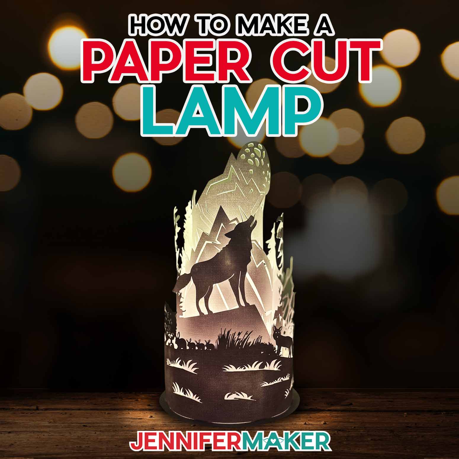 Paper Cut Lamp – Free Design and Tips!