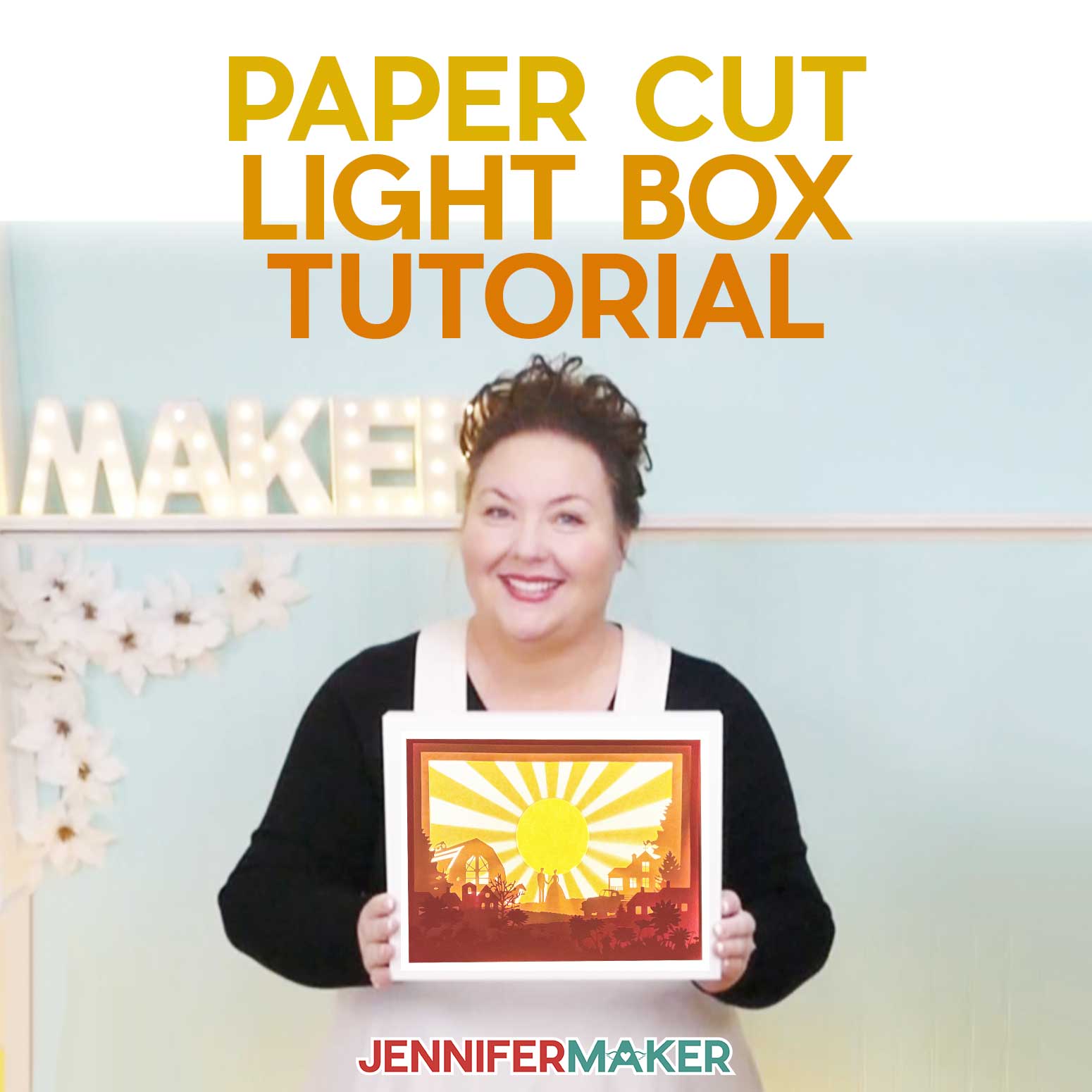 Paper Cut Light Box Tutorial to Make Your Own!