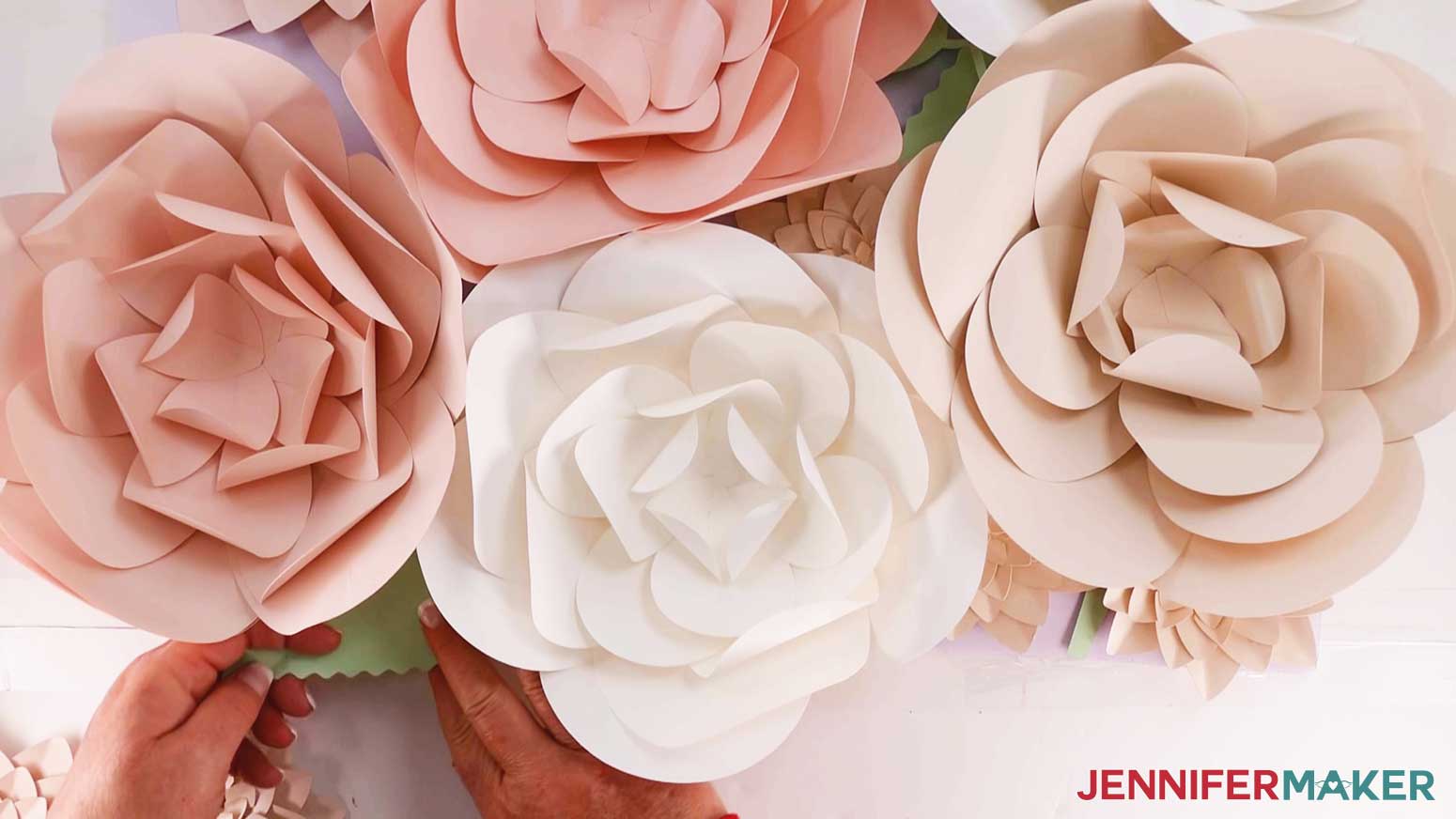 DIY Paper Flower Wall Décor - Flower Craft Ideas