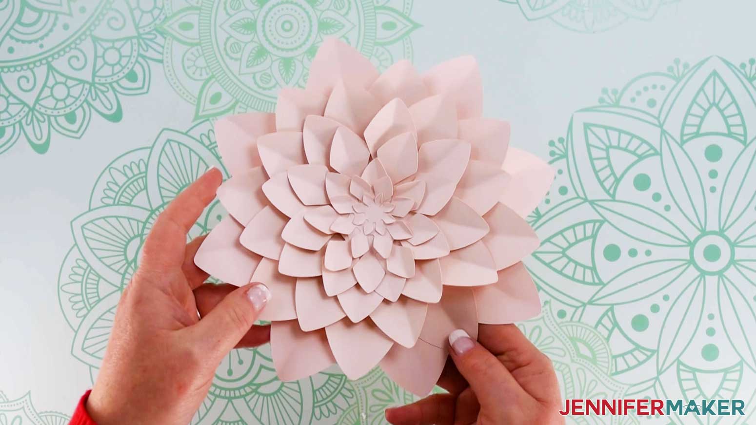 Paper Flower Backdrop Tutorial: Make a Full 8'x8' Wall of Flowers! -  Jennifer Maker