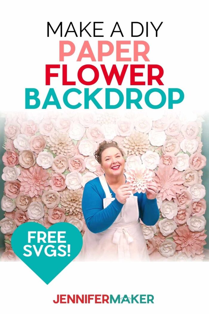 Paper Flower Backdrop free SVGs