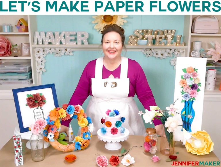 Jennifer Maker Paper Flowers