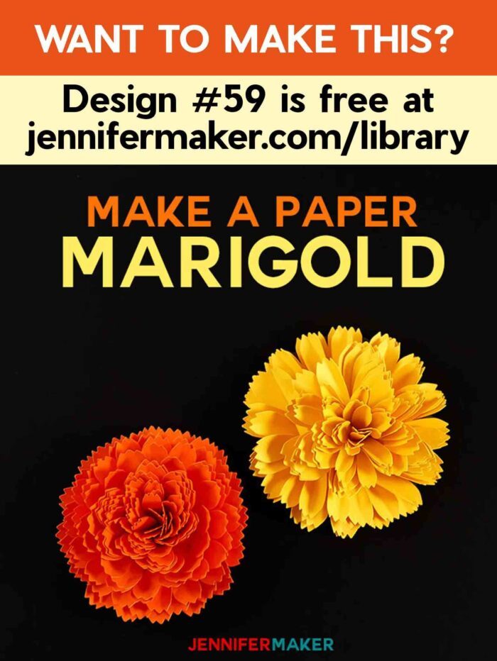 DIY Paper Marigold for Autumn and Day of the Dead - Jennifer Maker