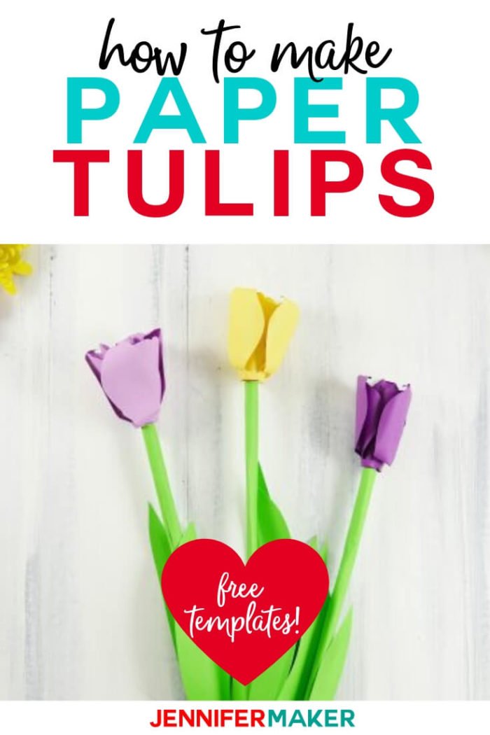 Download Make A Paper Tulip Bring Spring To Your Home Jennifer Maker