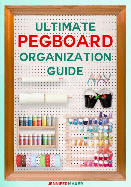 Architecture of a Mom: Hairbow Pegboard Organizer