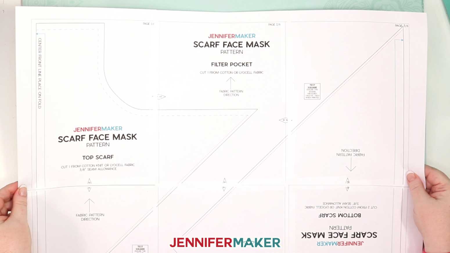 Face Mask Pattern Printable