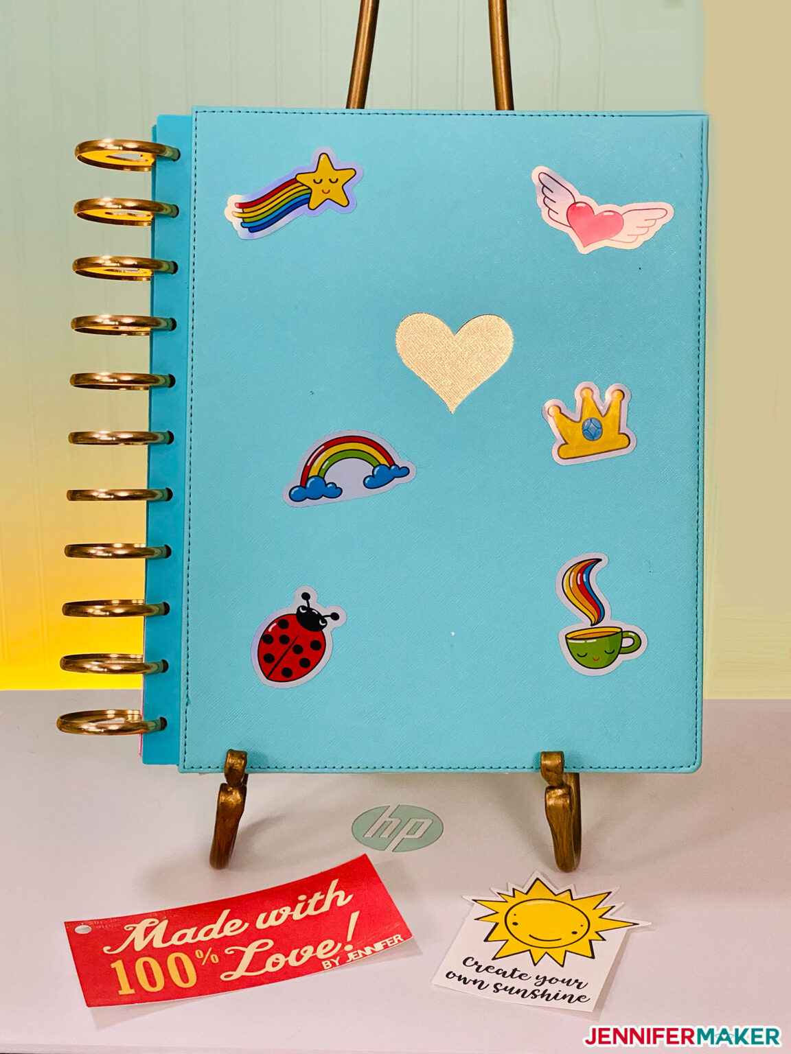 How to Make Holographic Stickers on a Cricut! - Jennifer Maker