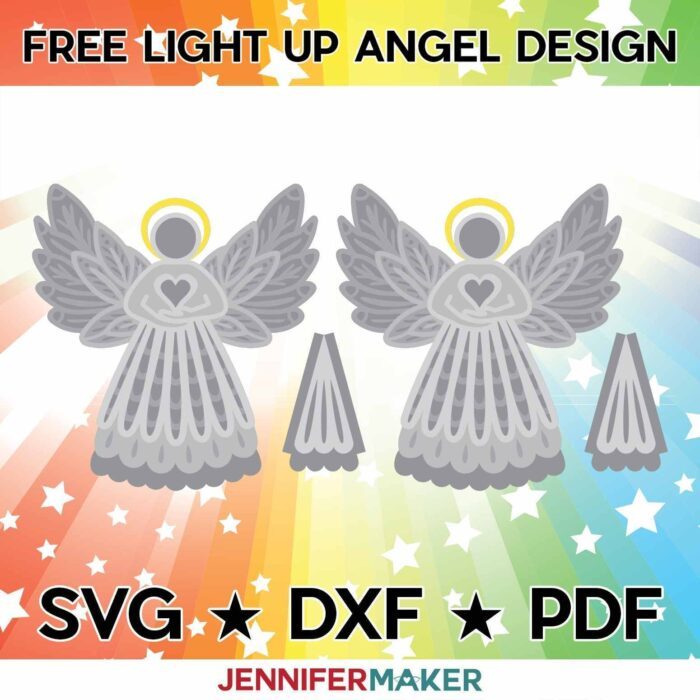 Free light up angel design