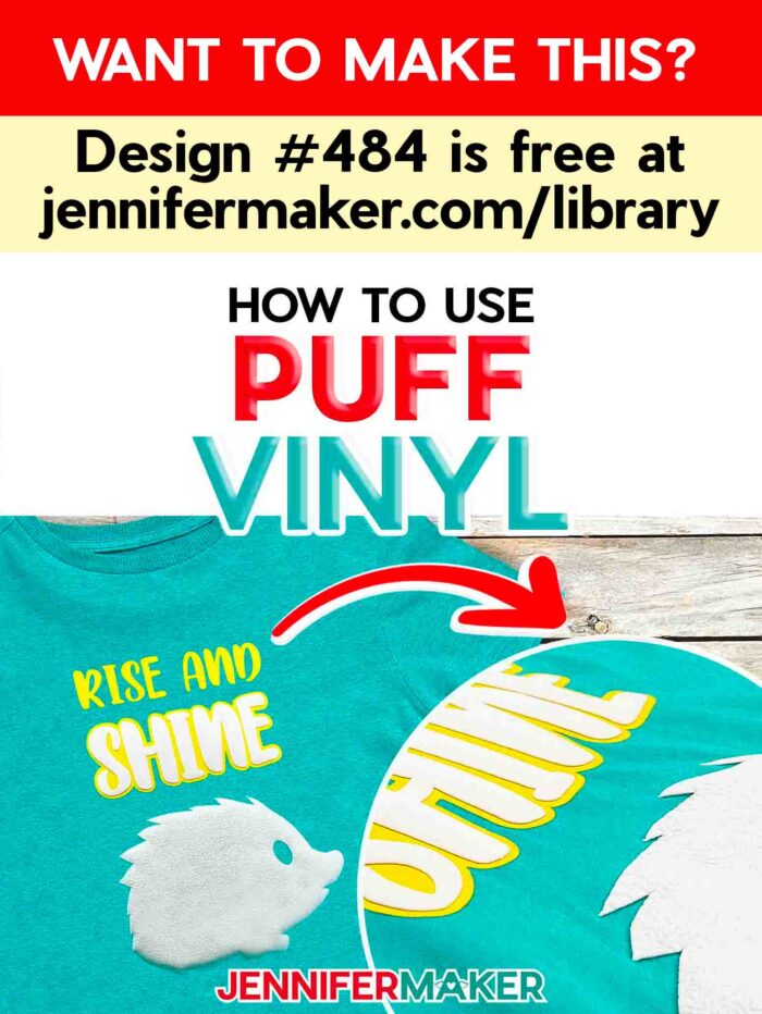 Have you used Puff Vinyl yet? I'm totally obsessed! There's something , puffed vinyl