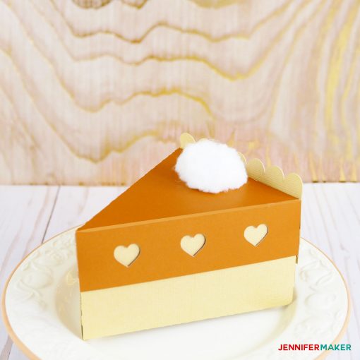 Pumpkin Pie Slice Box