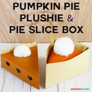 Pumpkin Pie Plushie and Pie Slice Box Pattern