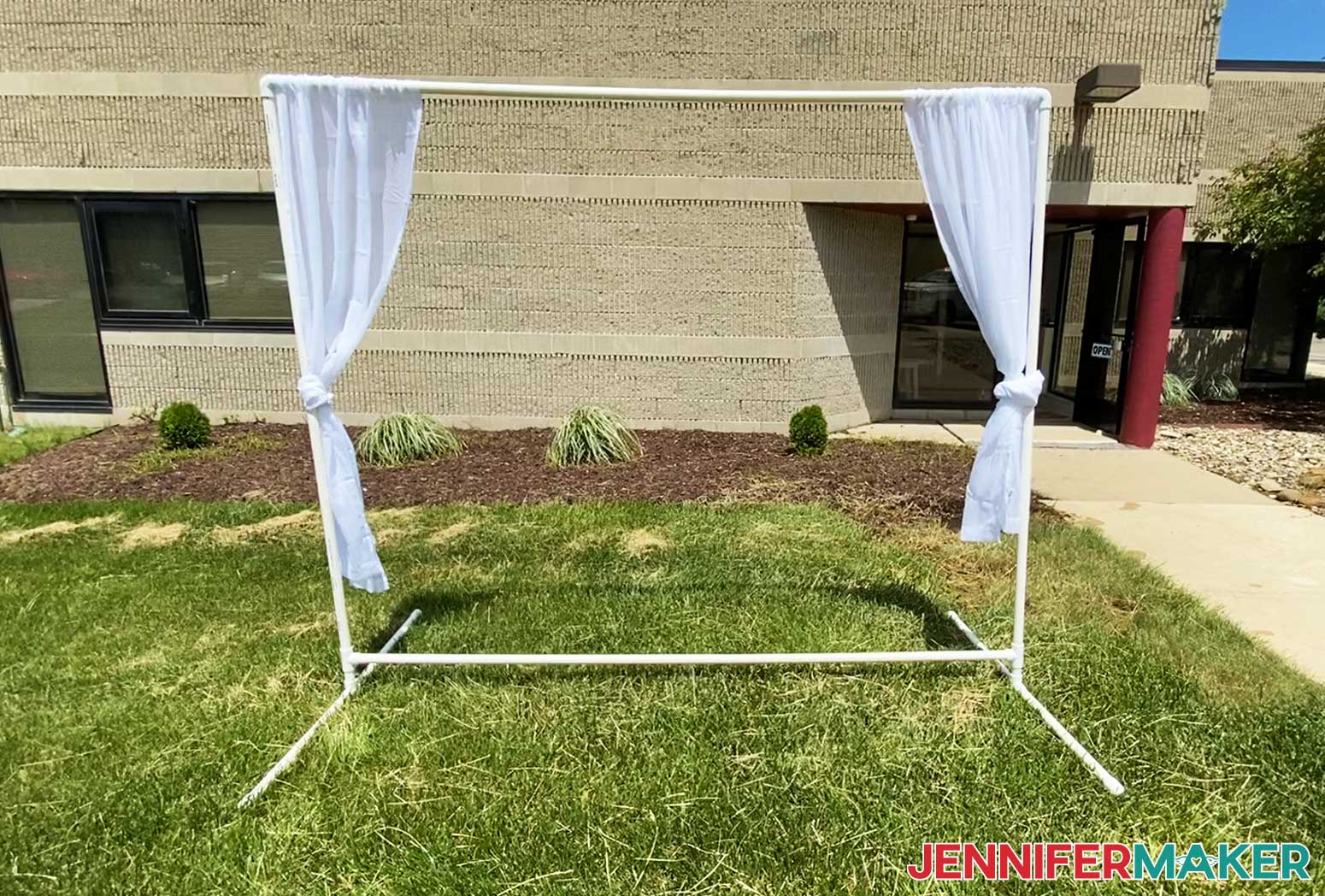 DIY Photo Booth Backdrop Frame - for around $10! - Happiness is Homemade