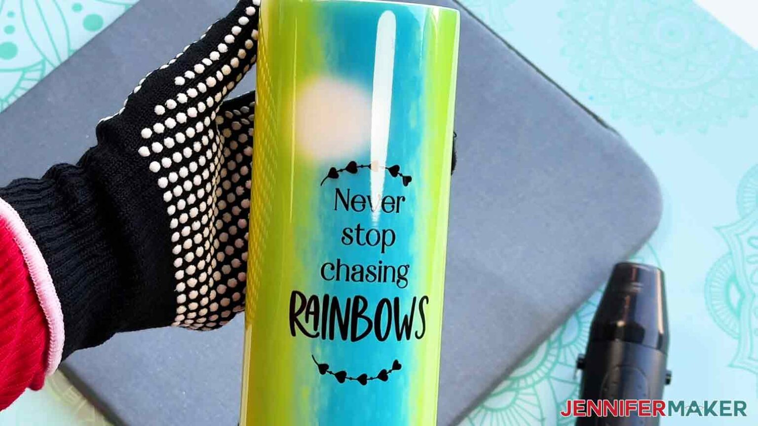 How to Remove Sublimation Ink from a Tumbler Two Ways! - Jennifer Maker