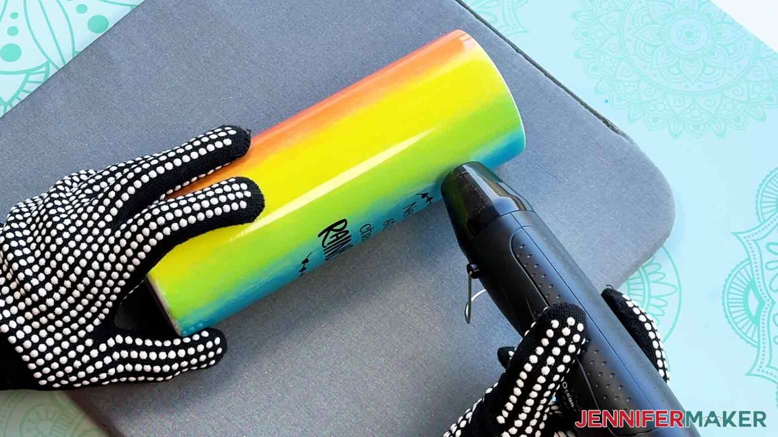 How to Remove Sublimation Ink from a Tumbler Two Ways! - Jennifer Maker