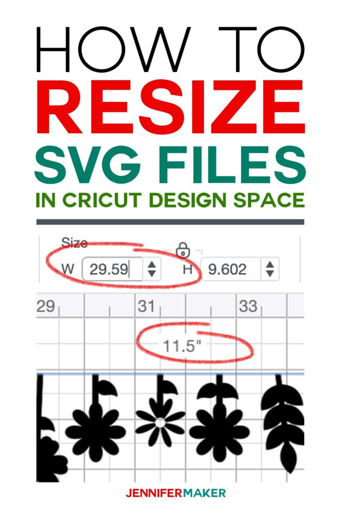 How to Resize SVG Fies in Cricut Design Space #svgcutfiles #cricut #designspace #cricutdesignspace #svgfiles 