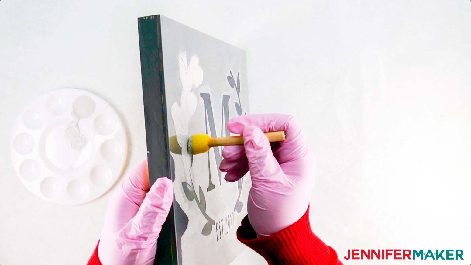 How To Make Reusable Stencil With Cricut Maker - Anika's DIY Life