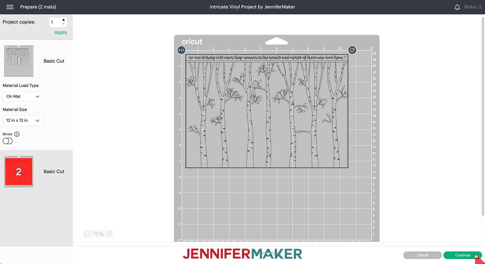 Reverse Weed Vinyl for Intricate Designs! - Jennifer Maker