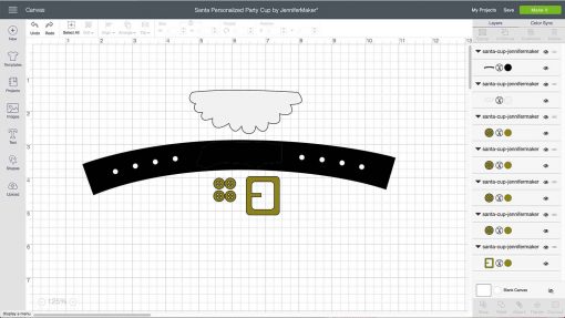 Uploading the SVG cut file to Cricut Design Space