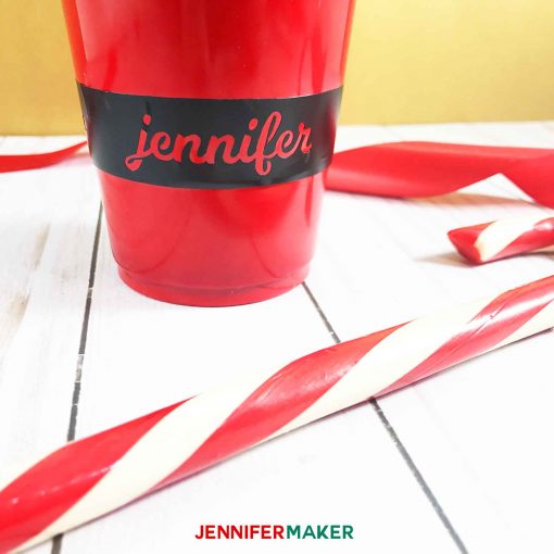 Personalized Christmas Party Cups for Kids