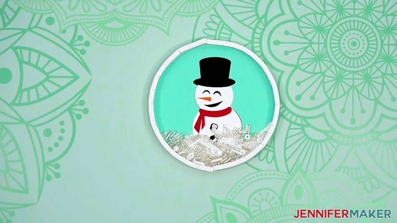 Shaker element added to ornament base