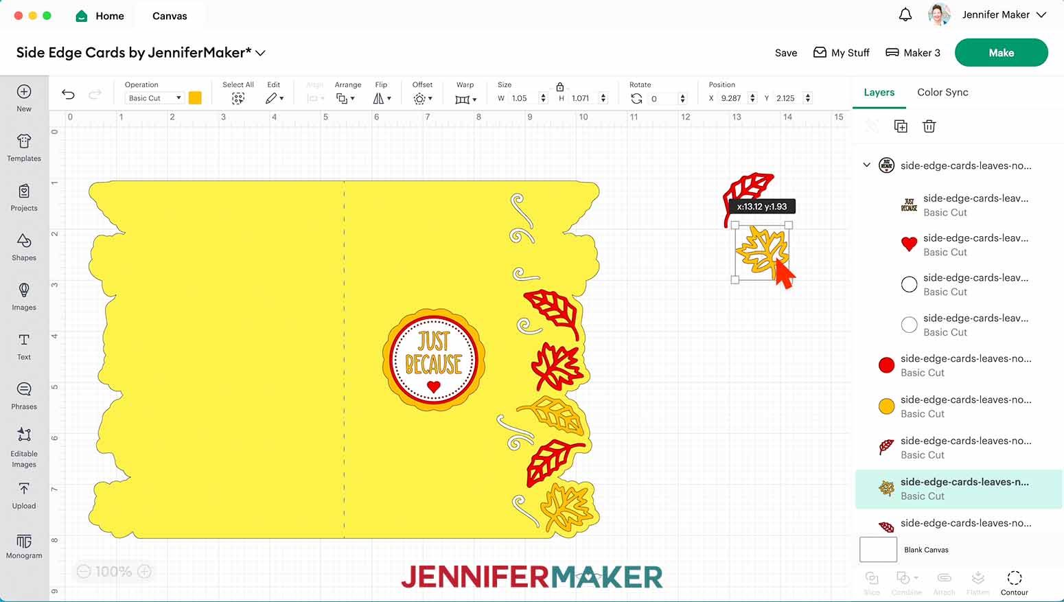 DIY Greeting Card Set - Fast, Easy Layers! - Jennifer Maker