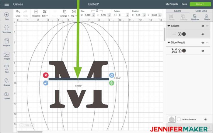 Download Cricut Split Monogram Tutorial + Free SVG! - Jennifer Maker