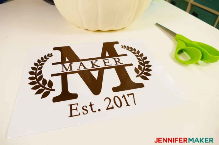 Download Cricut Split Monogram Tutorial Free Svg Jennifer Maker