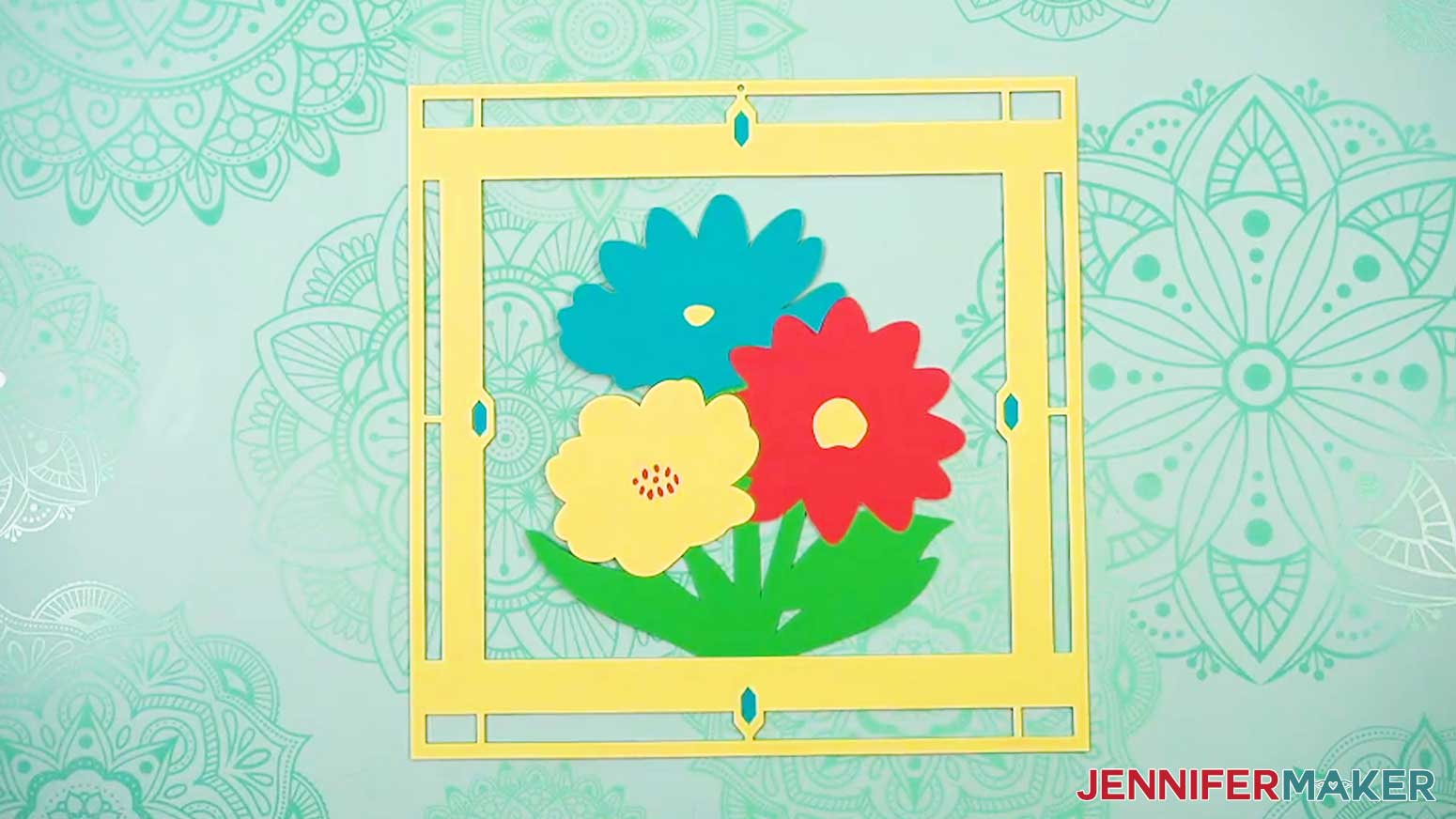 Flip your project over and assemble the back-facing cardstock layers.