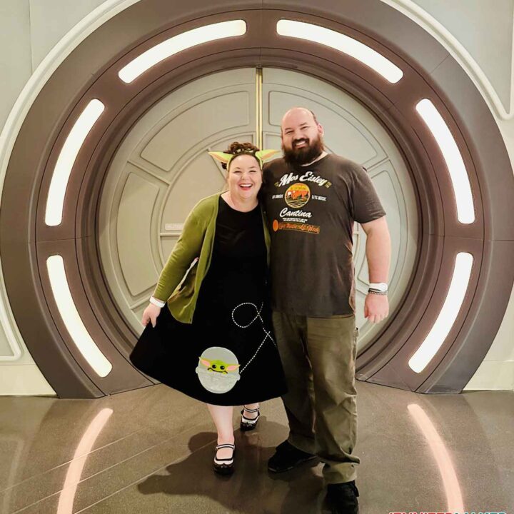Jennifer Maker and Greg Reese in Star Wars Cosplay disneybound dress