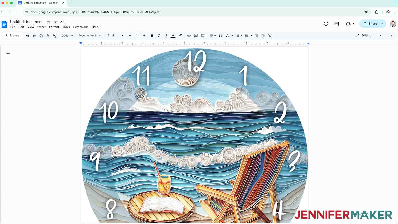 Select the sublimation design you want to use. I’ll demonstrate with the numbered Beach design.