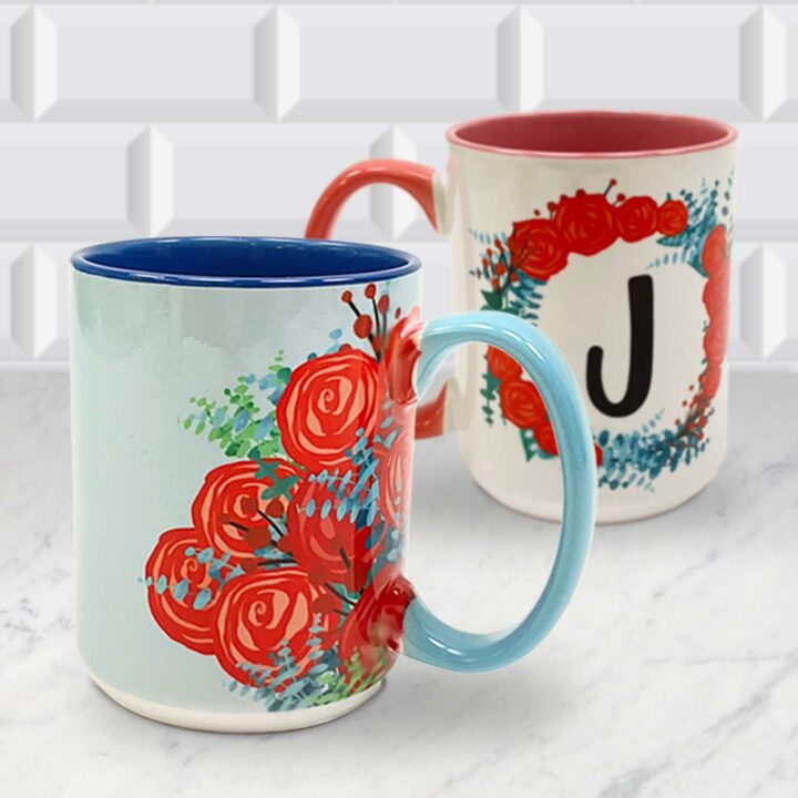 Dye sublimation shop mugs