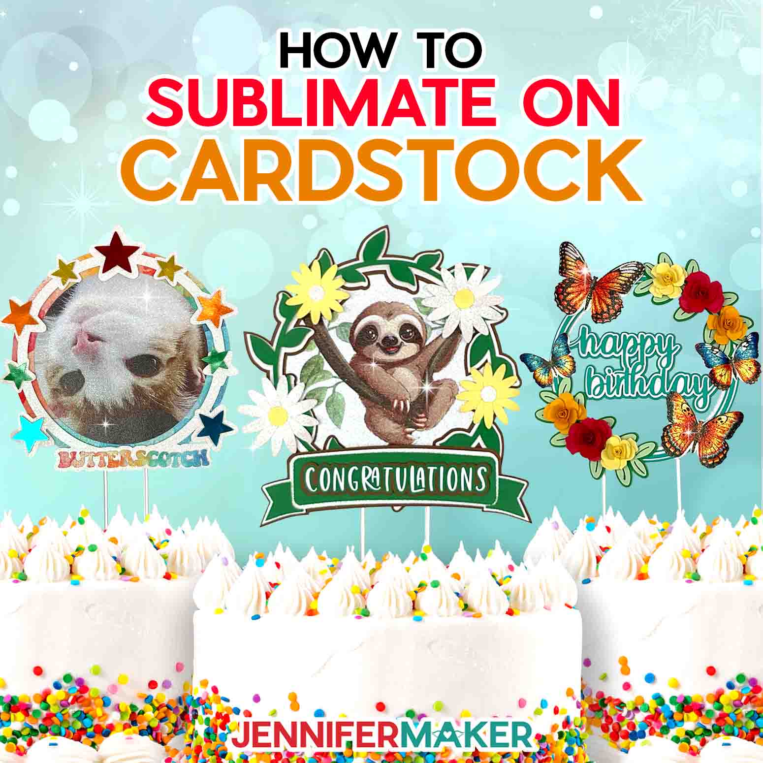 Can You Sublimate On Cardstock? Best And Worst Paper! - Jennifer Maker