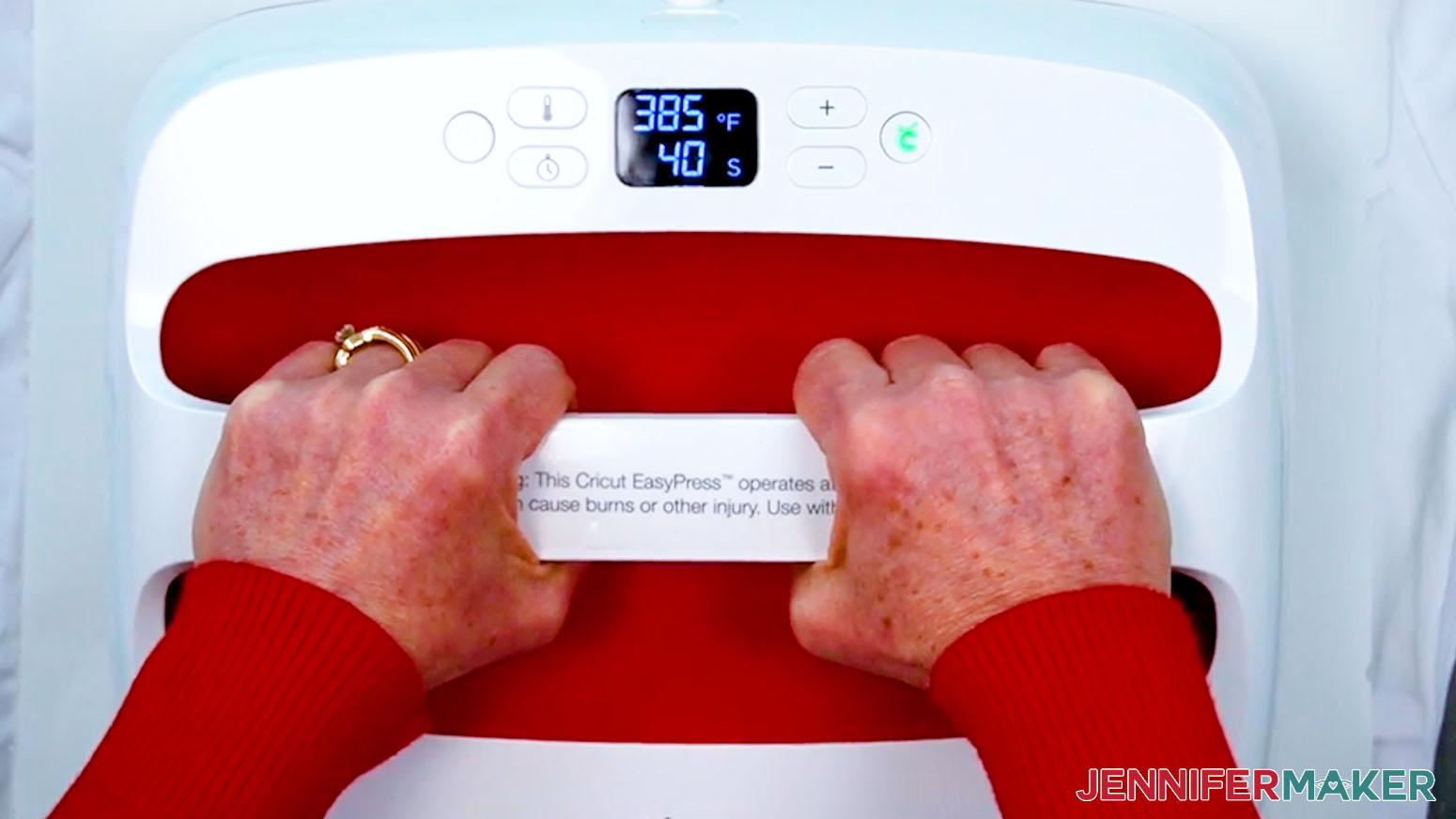 Press the Sublimation Basics blank per the guidelines in the Sublimation Cookbook or the manufacturer's recommended settings.
