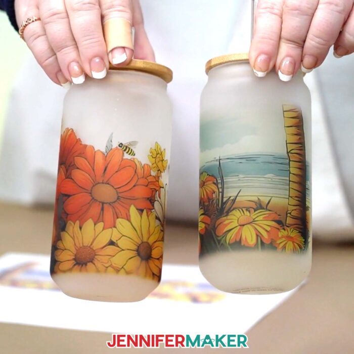 Learn how to make a sublimation beer can glass with Jennifer Maker's tutorial!